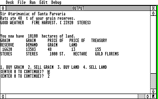 Kings and Kingdoms atari screenshot